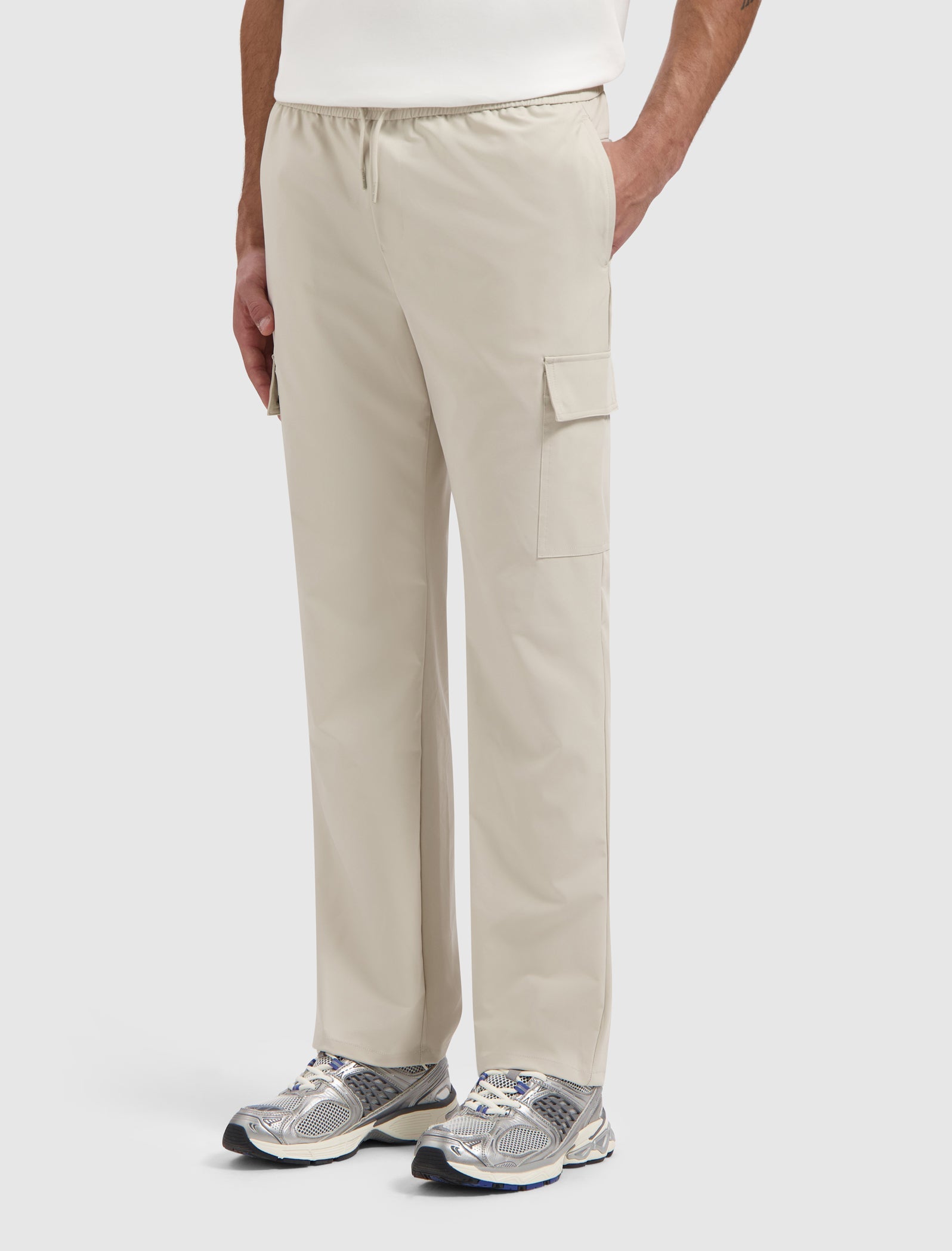 Pure Path Travel Stretch Cargo Pants - Sand