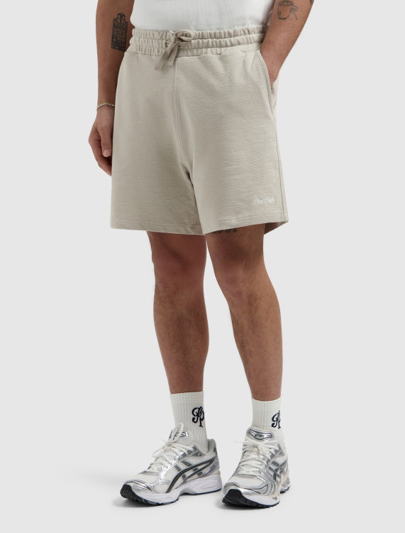 Pure Path Structure Sweat Shorts - Sand