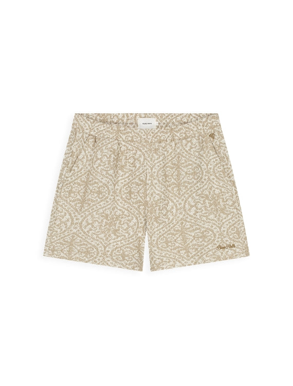 Pure Path Jacquard Shorts - Sand
