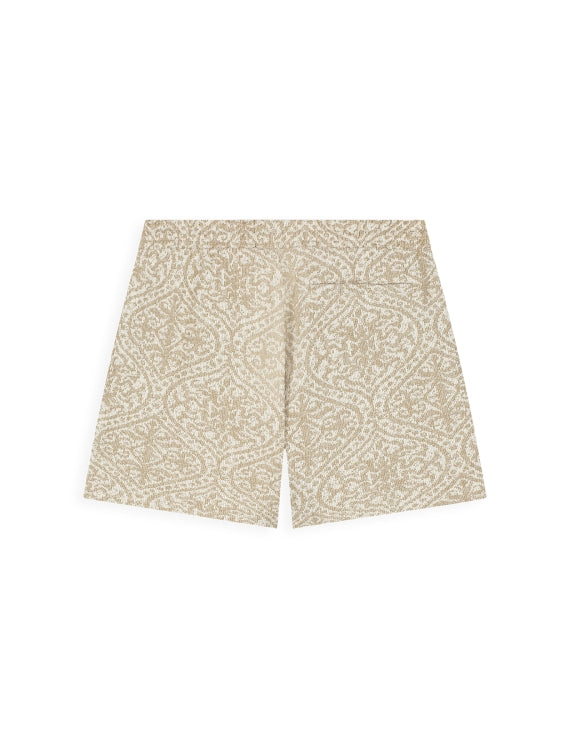Pure Path Jacquard Shorts - Sand