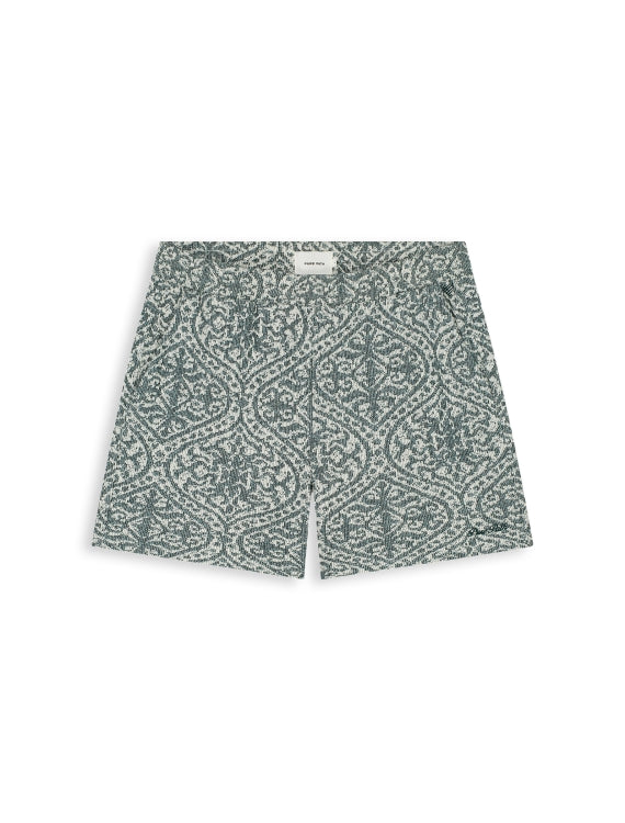 Pure Path Jacquard Shorts - Emerald
