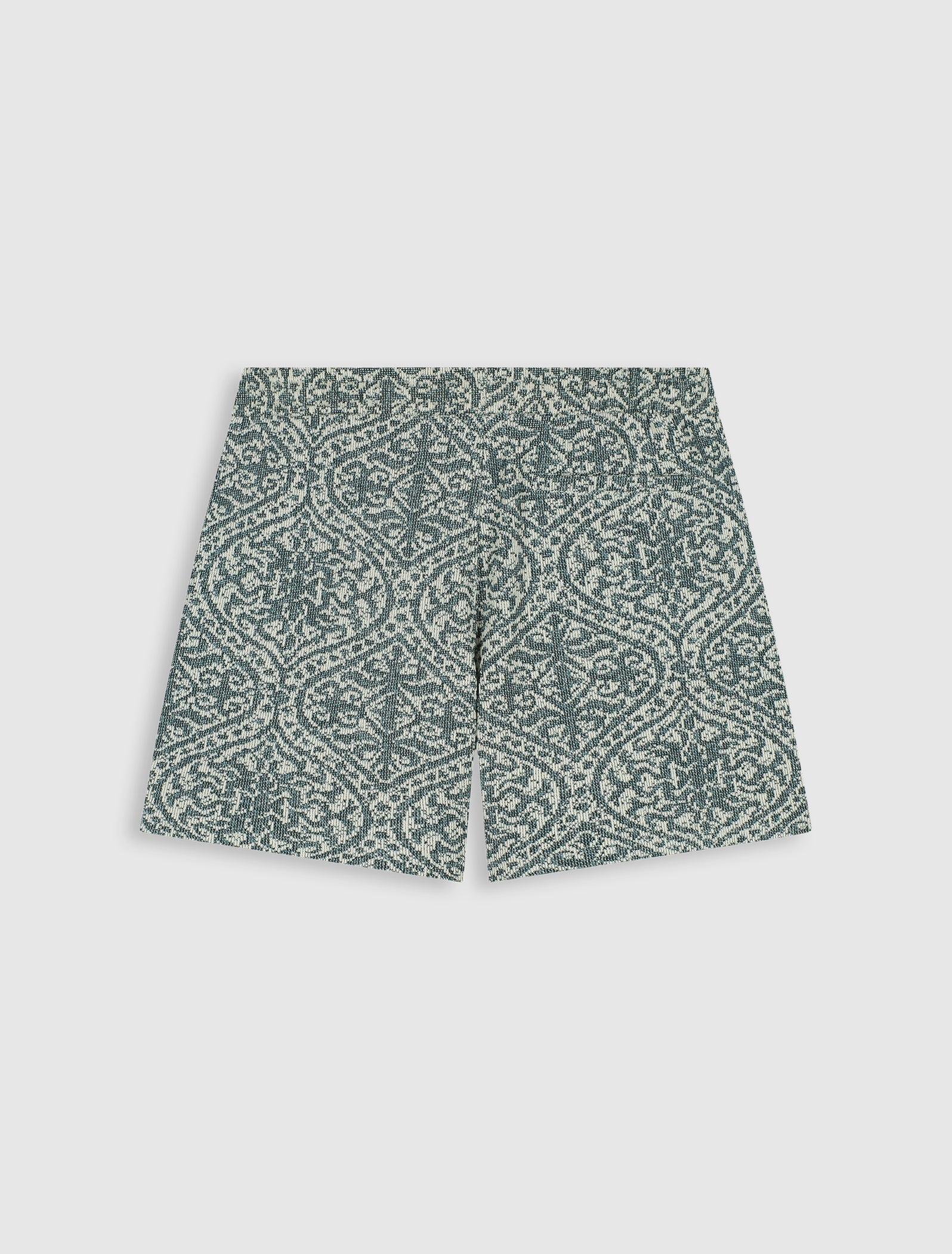 Pure Path Jacquard Shorts - Emerald