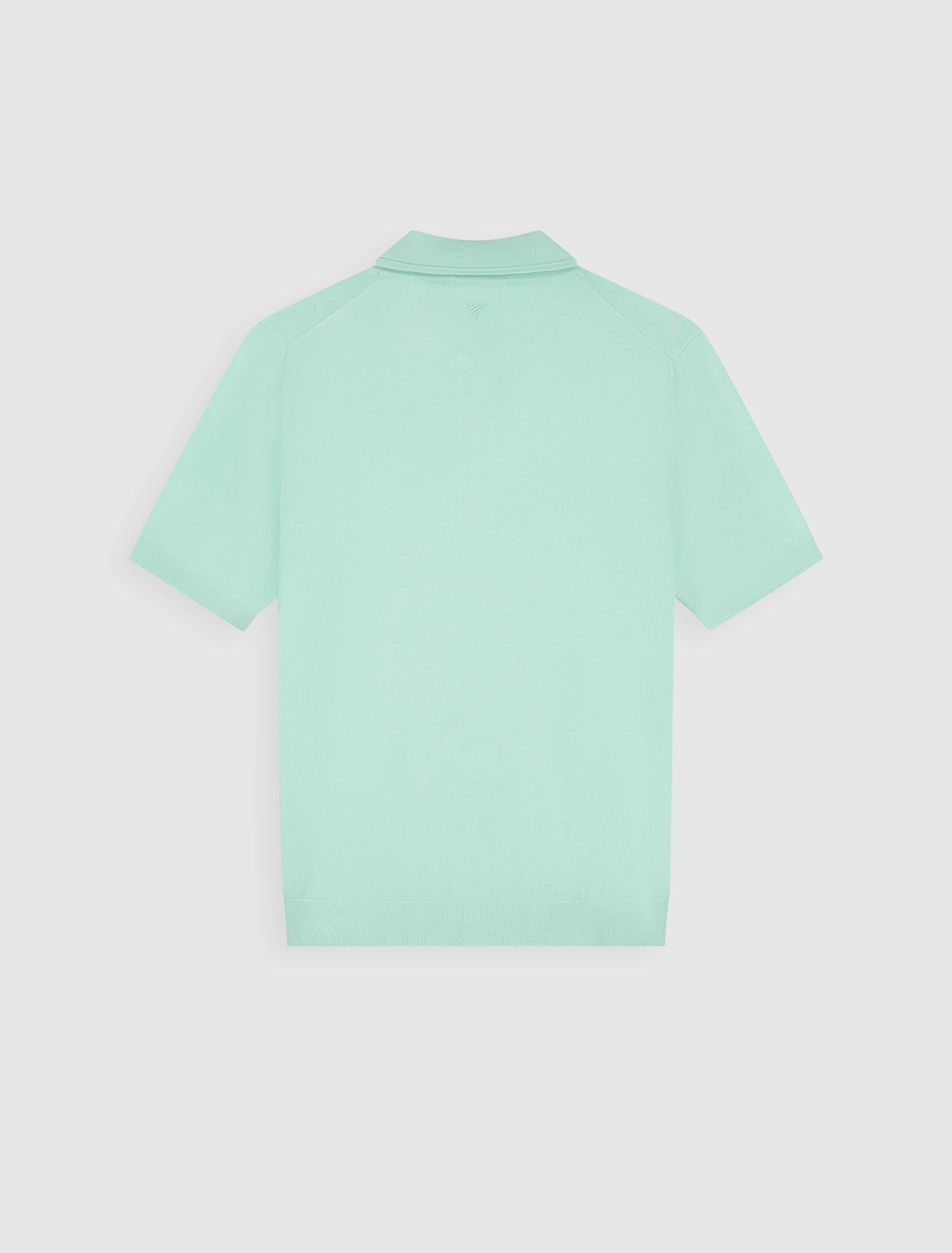 Pure Path Half-Zip Flat Knit Polo - Mint