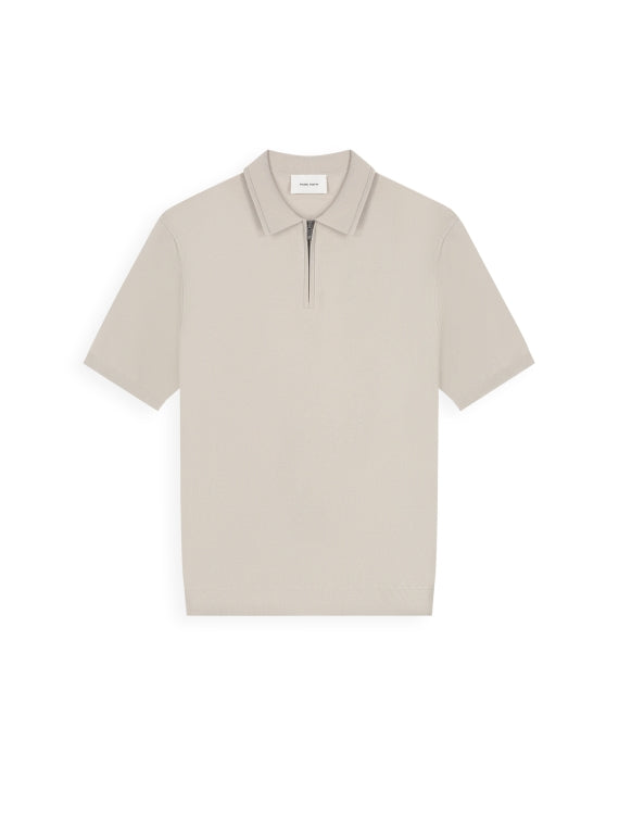 Pure Path Half-Zip Flat Knit Polo - Sand