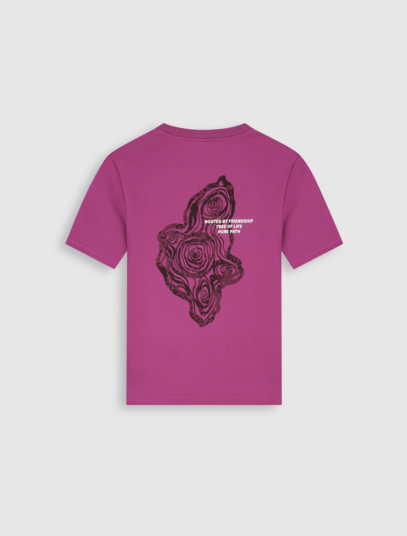 Pure Path Tree Trunk T-shirt- Velvet