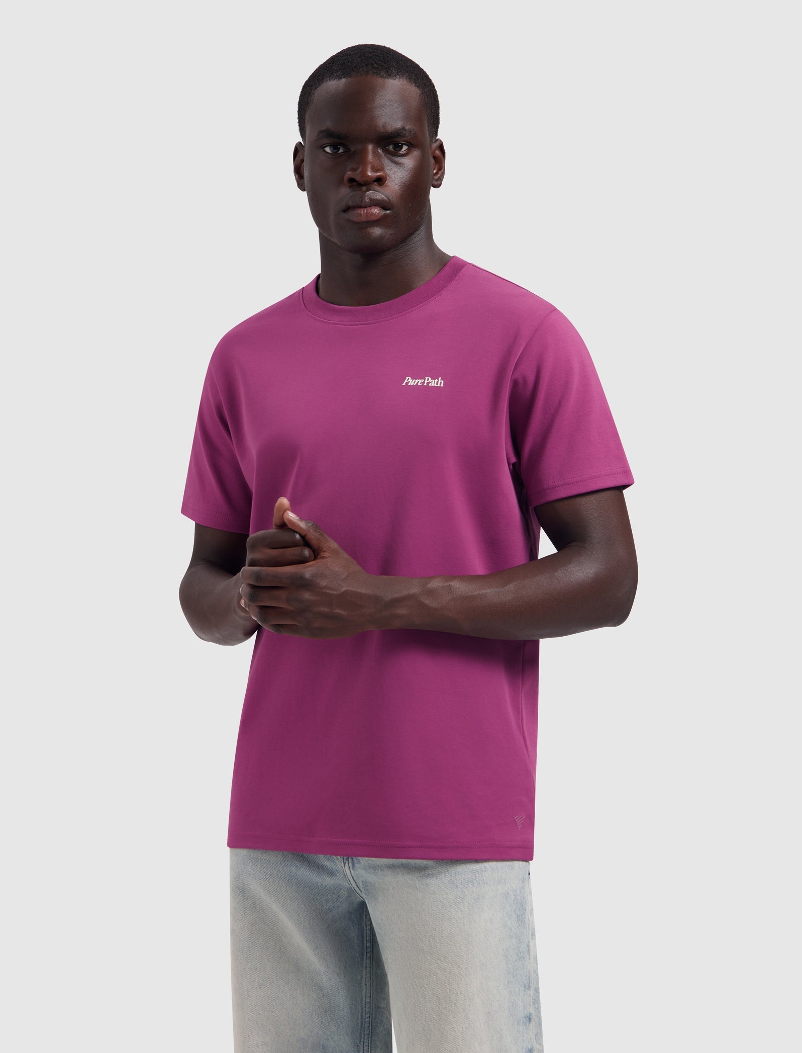 Pure Path Tree Trunk T-shirt- Velvet