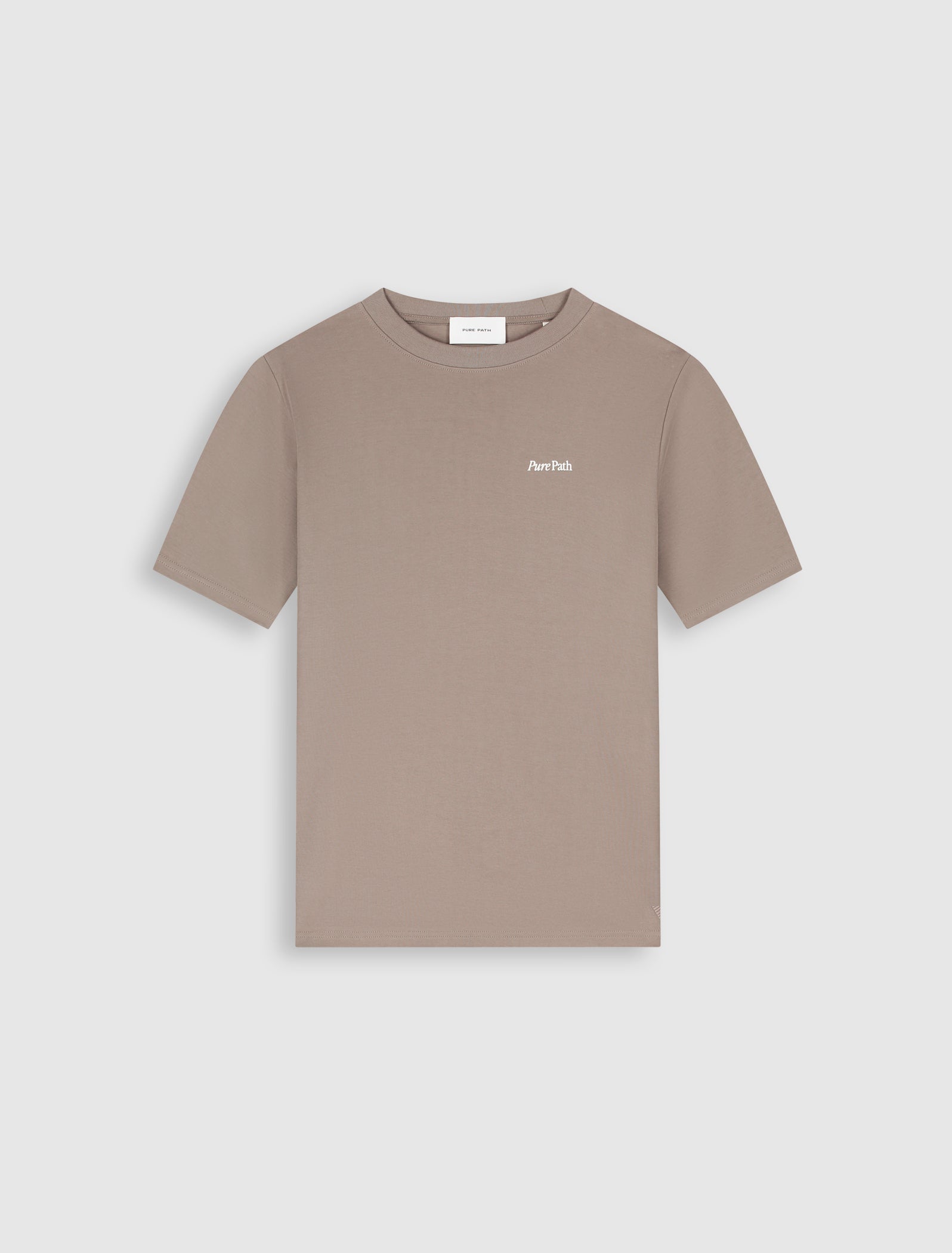 Pure Path Tree Trunk T-shirt- Taupe