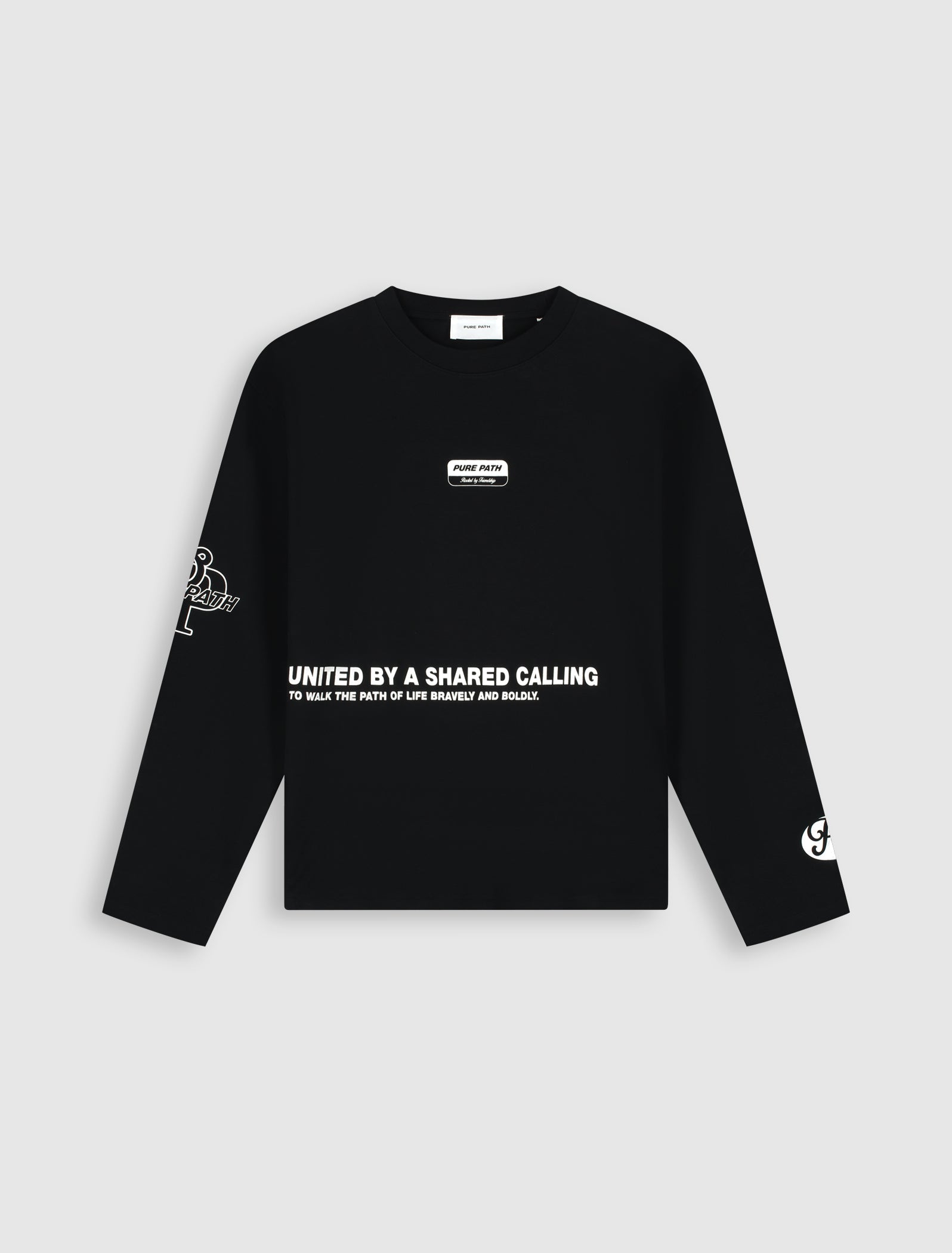 Pure Path United Longsleeve T-shirt- Black