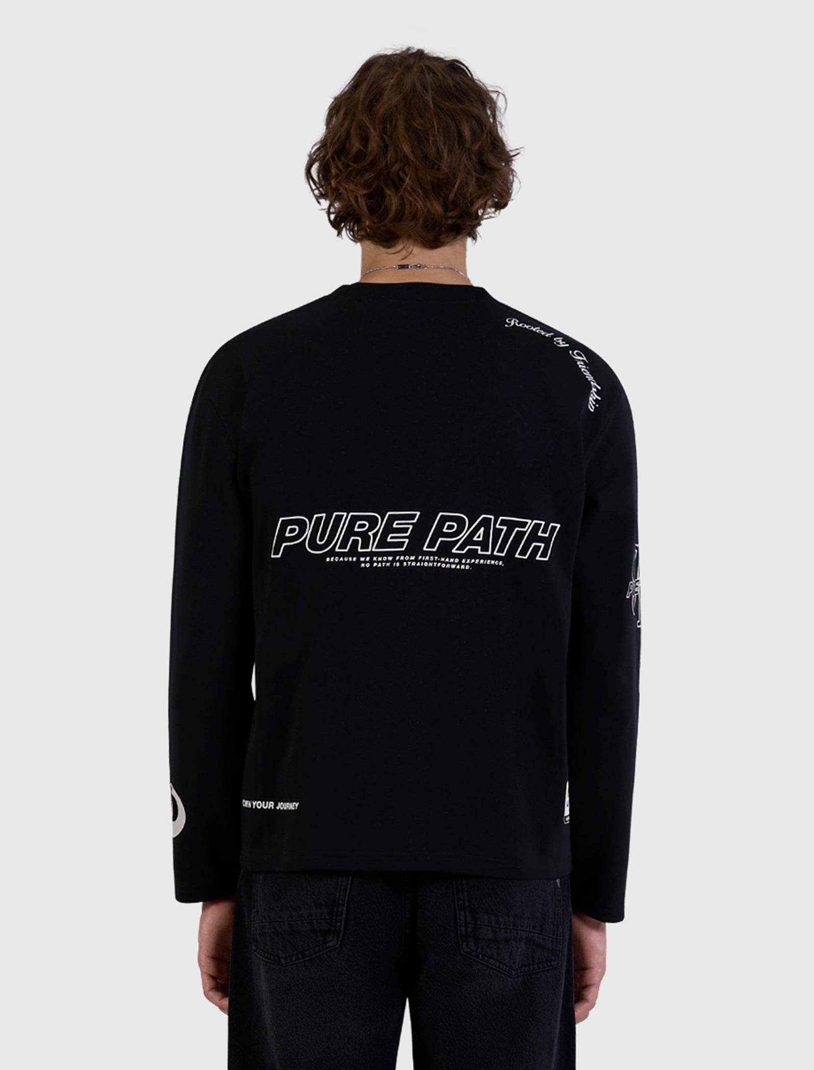 Pure Path United Longsleeve T-shirt- Black