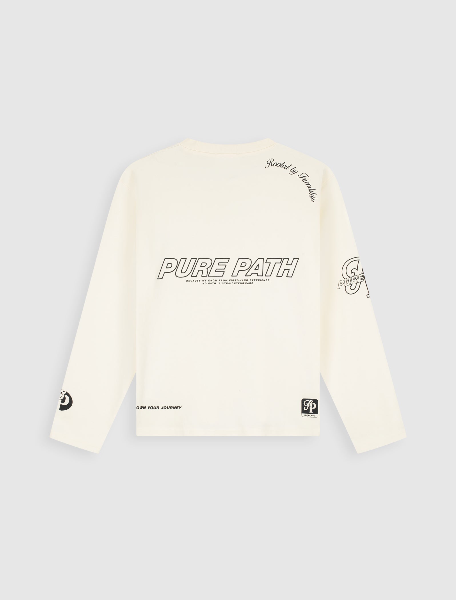 Pure Path United Longsleeve T-shirt- Ecru