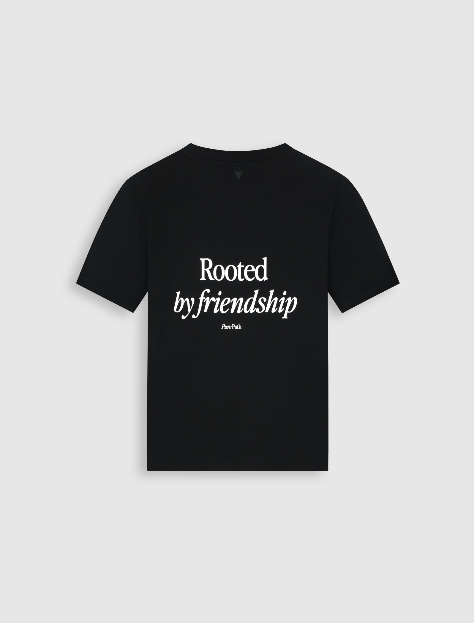 Pure Path Rooted By Friendship T-shirt- Black