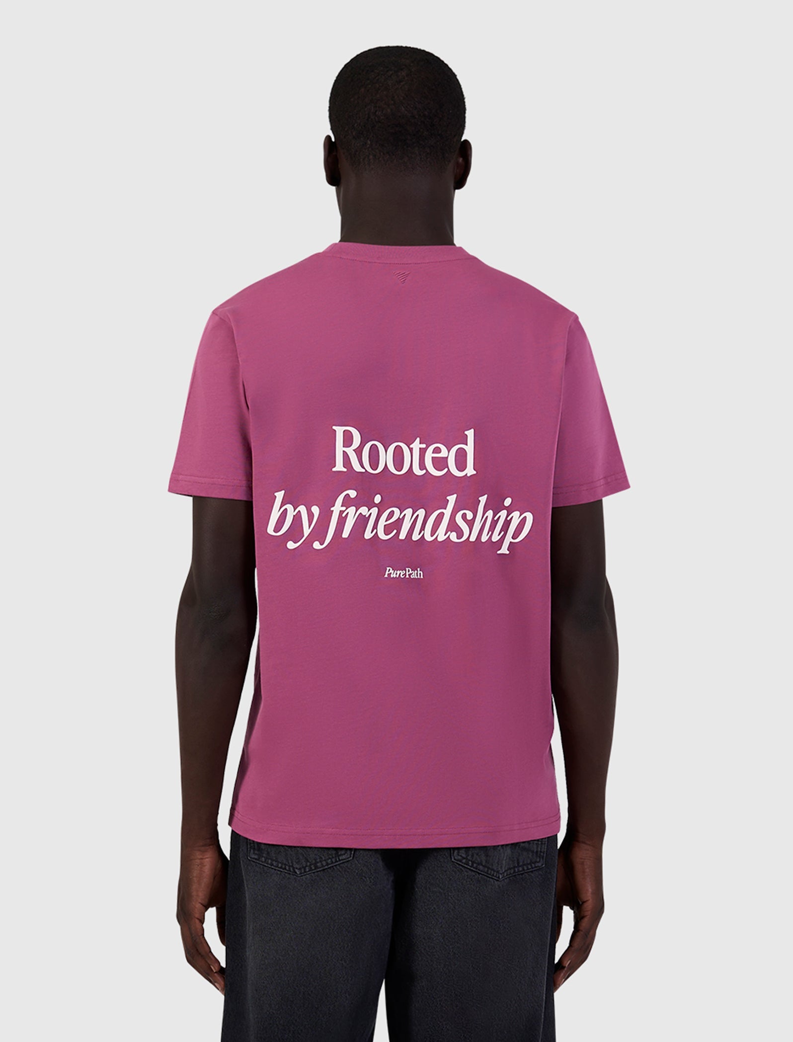 Pure Path Rooted By Friendship T-shirt- Velvet