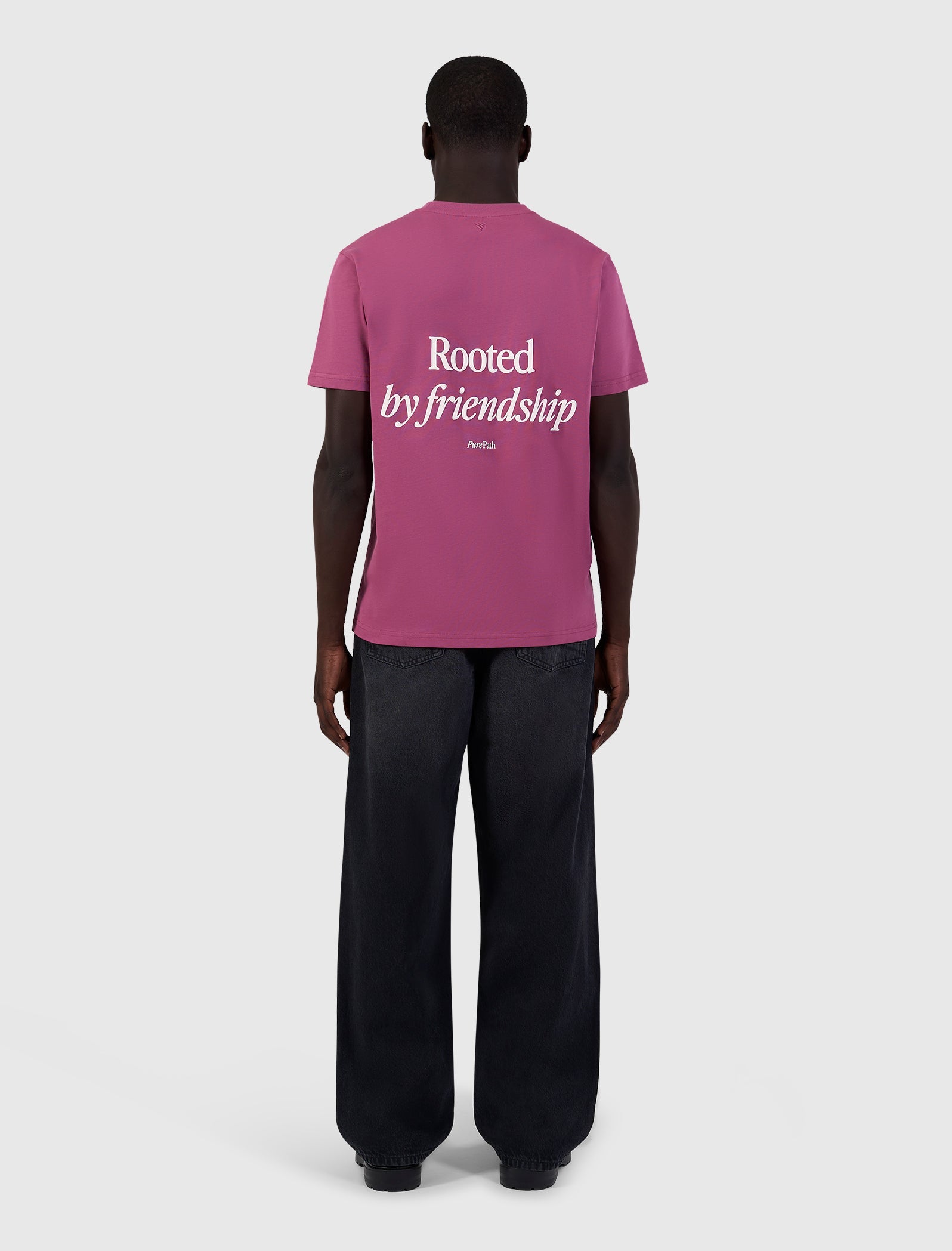 Pure Path Rooted By Friendship T-shirt- Velvet