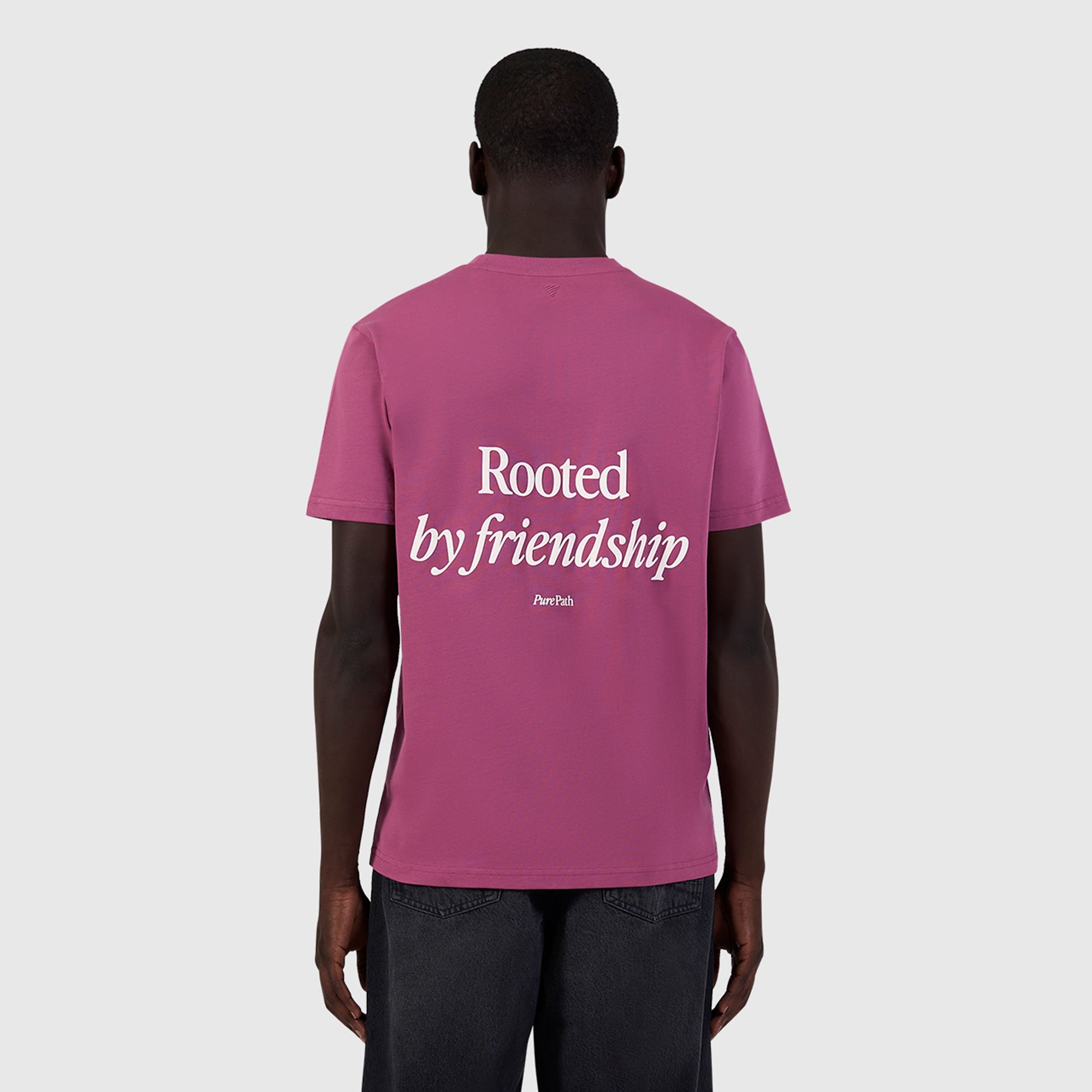 Pure Path Rooted By Friendship T-shirt- Velvet