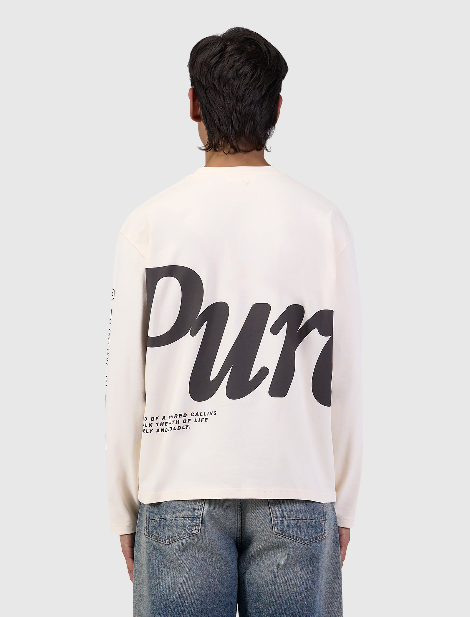 Pure Path Pure Longsleeve T-shirt- Ecru