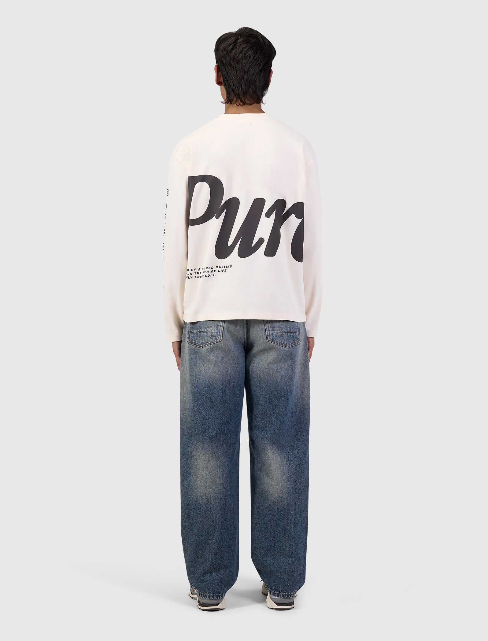 Pure Path Pure Longsleeve T-shirt- Ecru