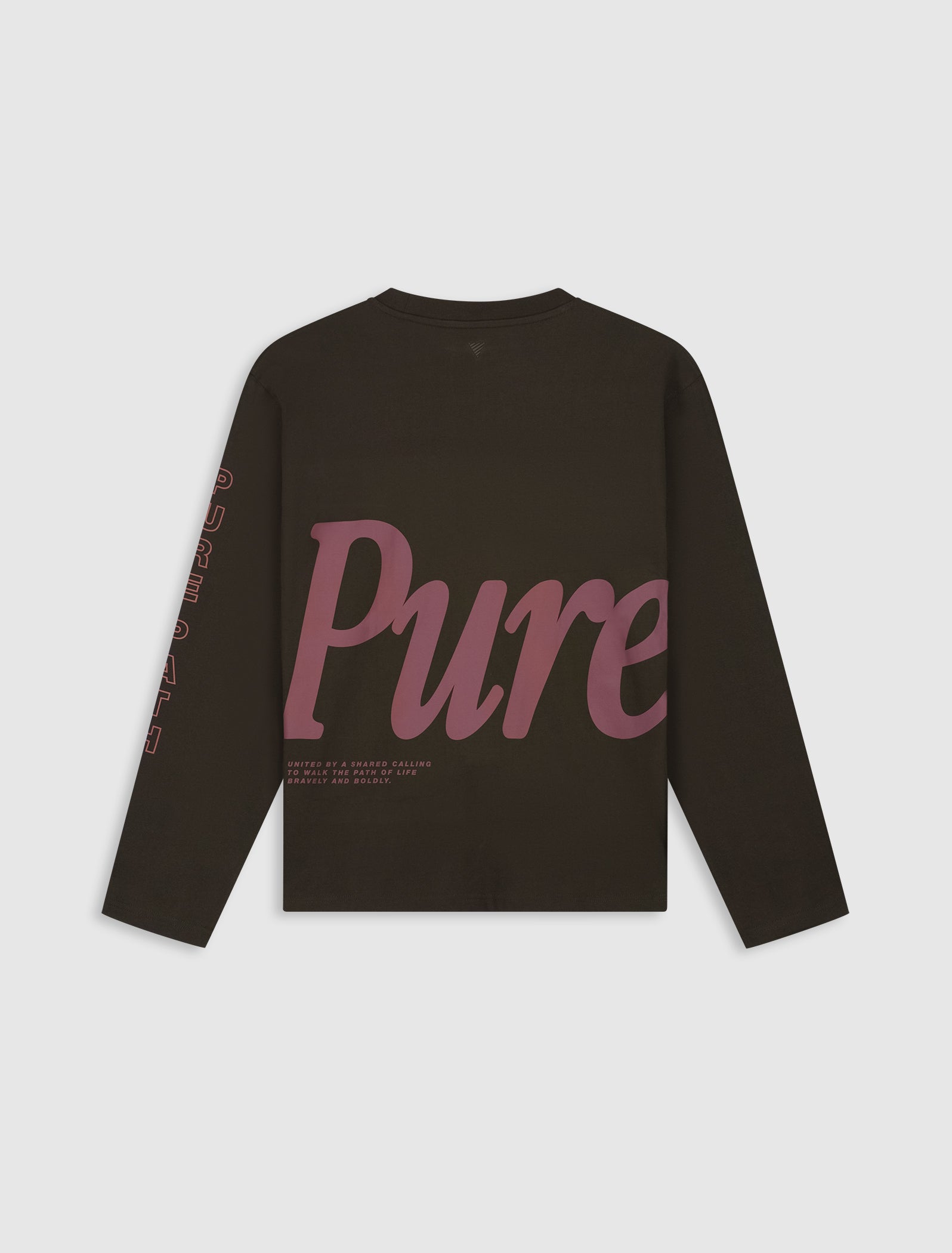 Pure Path Pure Longsleeve T-shirt- Dark Brown