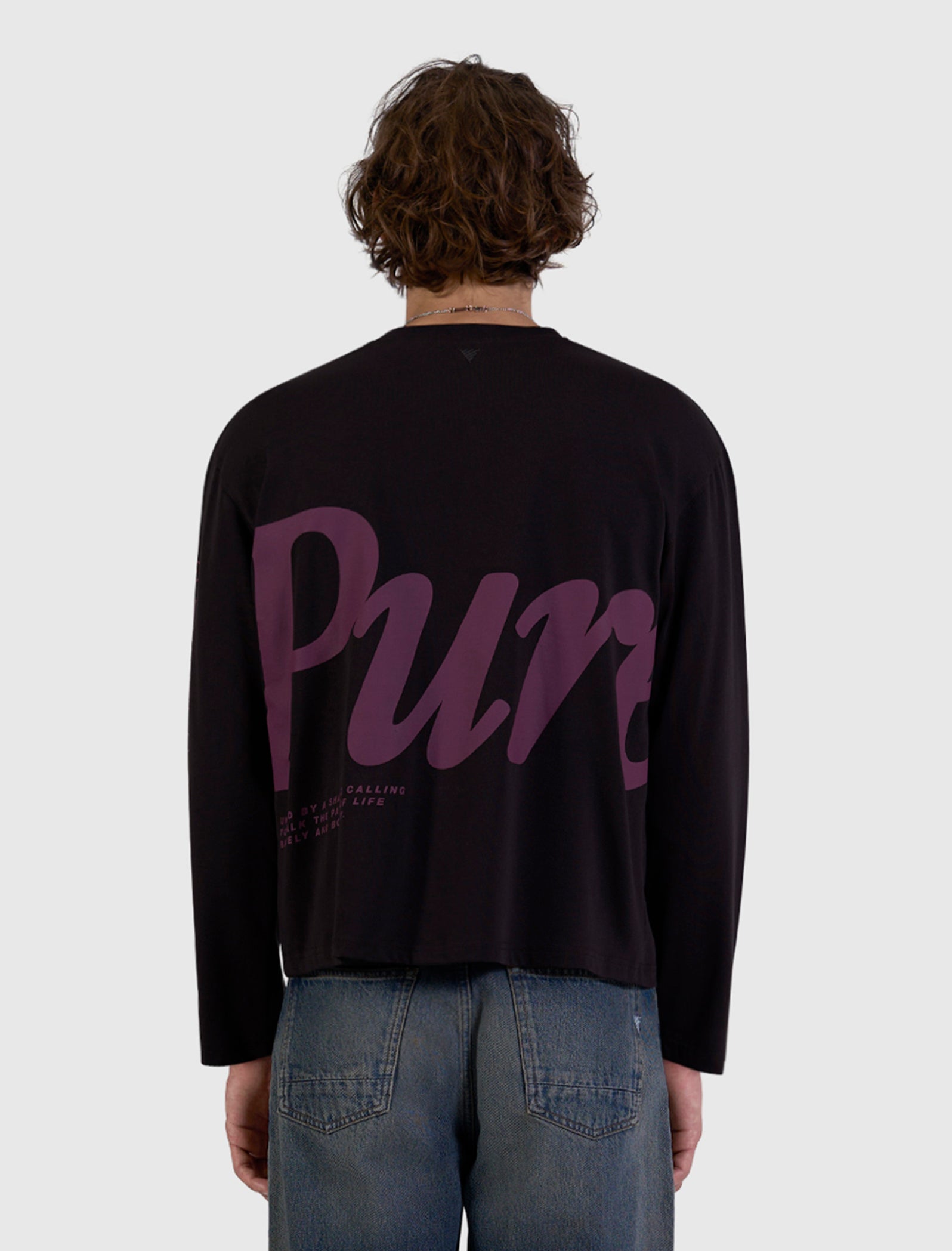 Pure Path Pure Longsleeve T-shirt- Dark Brown