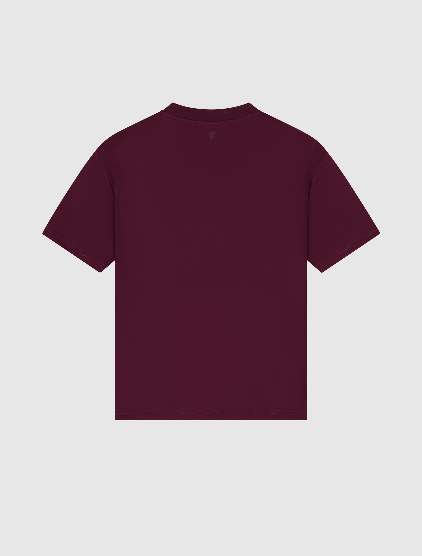 Pure Path Essential Initials T-shirt- Wine Red