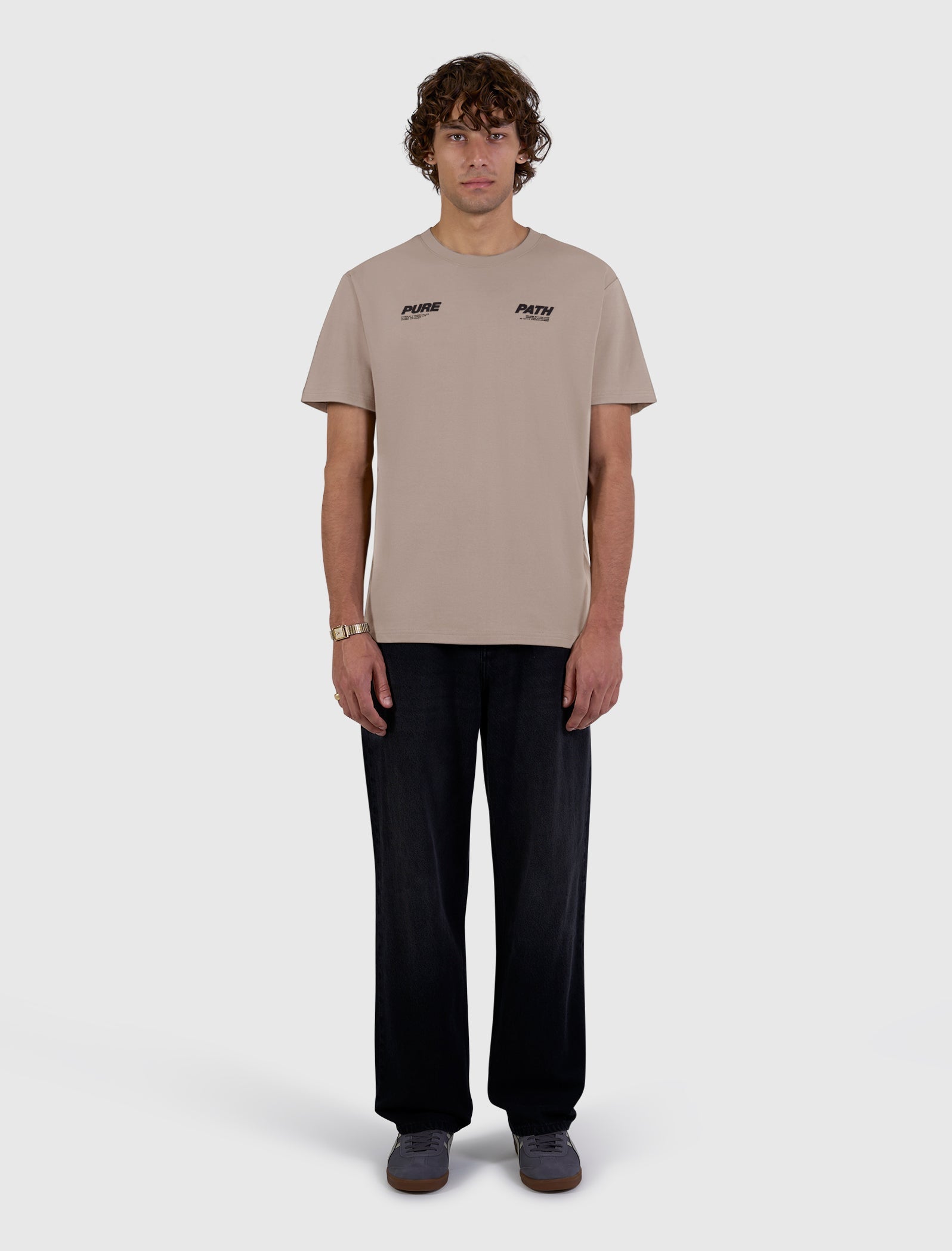 Pure Path Pure T-shirt- Taupe