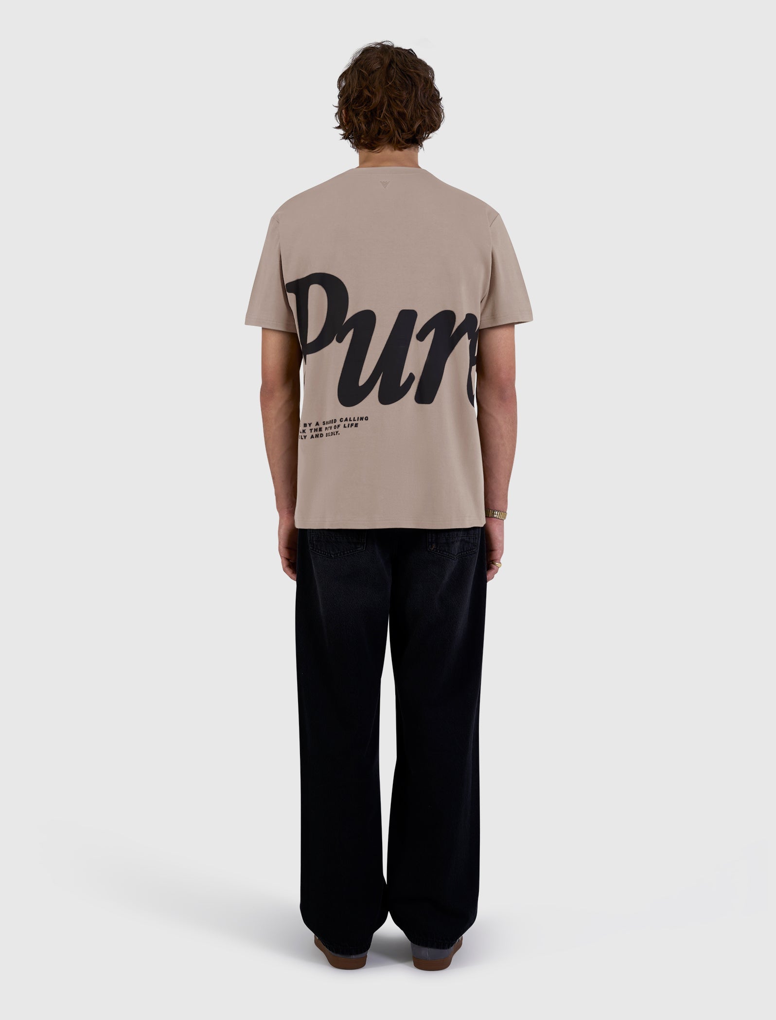 Pure Path Pure T-shirt- Taupe