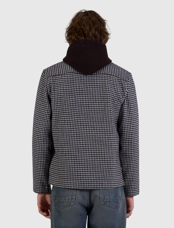 Pure Path Hounstooth Shirt - Ecru