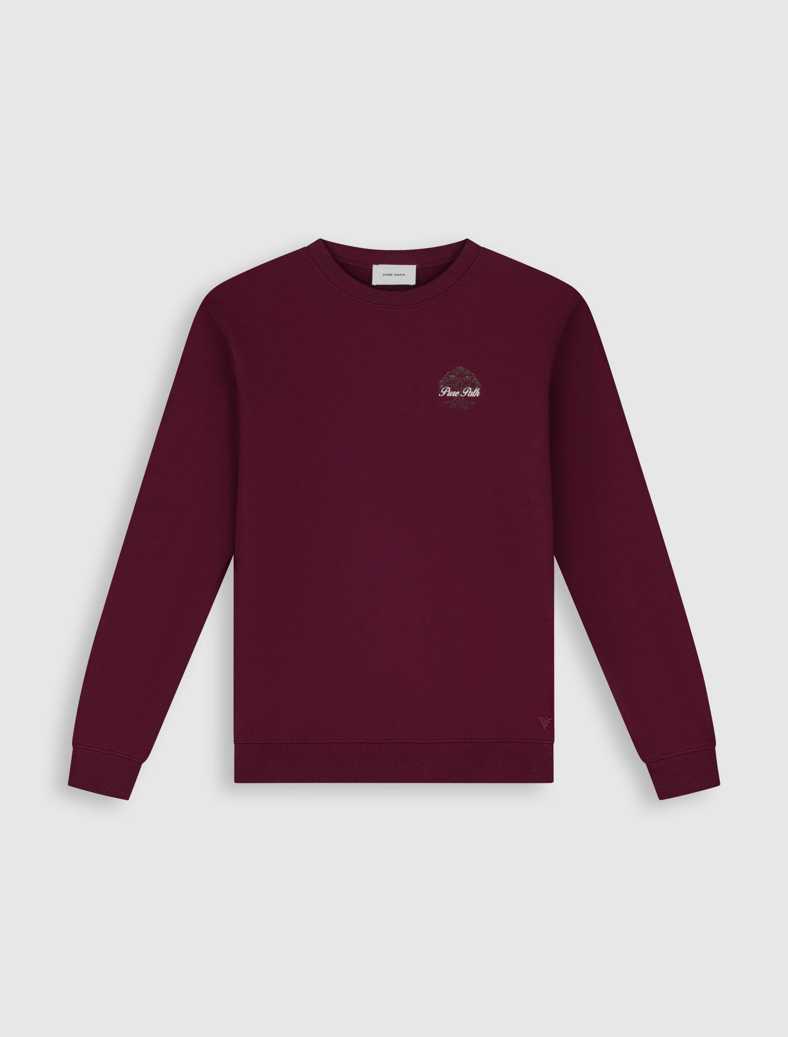 Pure Path Rooted Tree Sweater- Wine Red