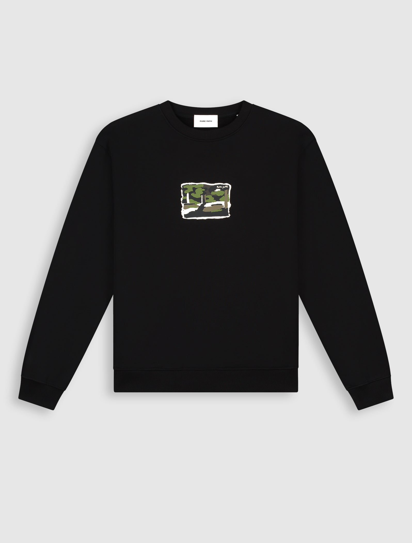 Pure Path Woods Edge Sweater- Black
