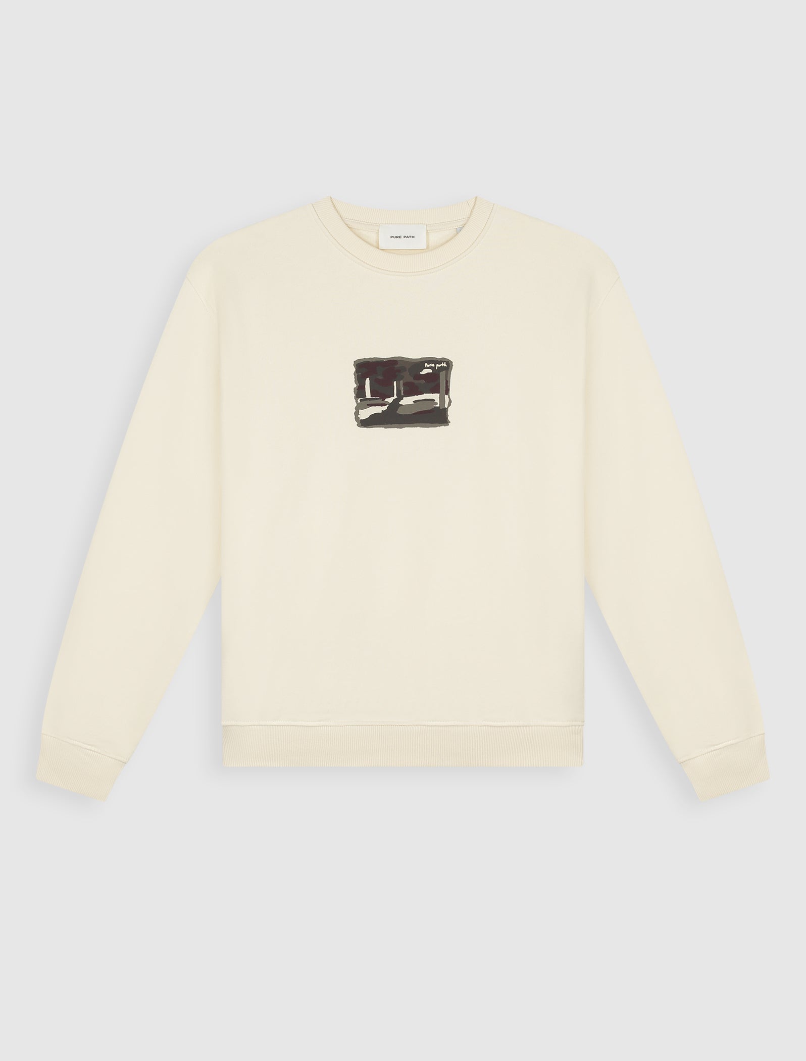 Pure Path Woods Edge Sweater- Ecru