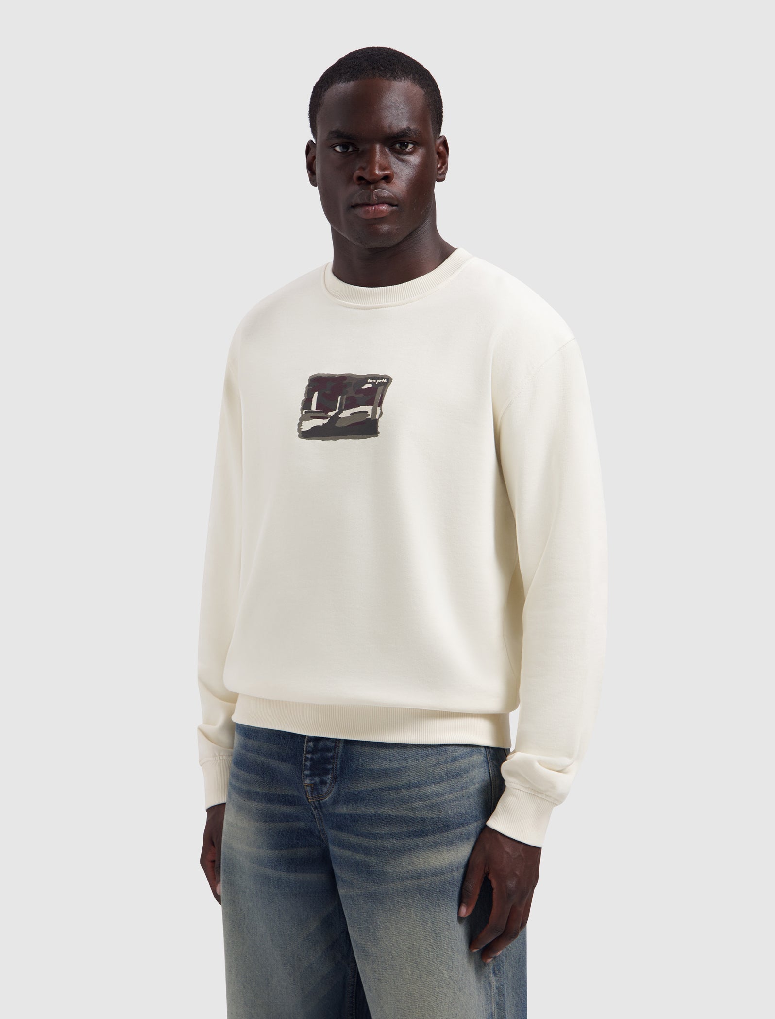 Pure Path Woods Edge Sweater- Ecru
