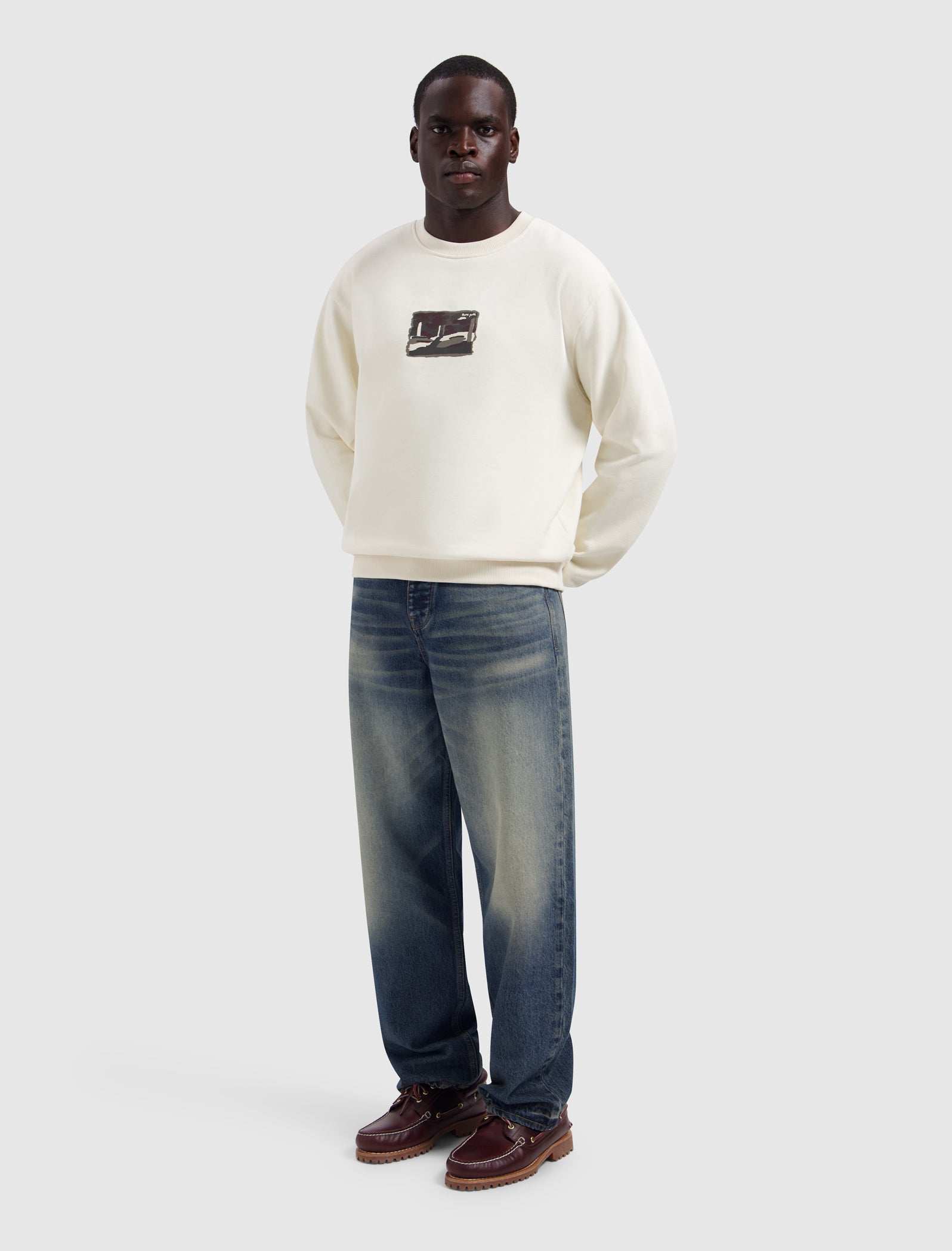 Pure Path Woods Edge Sweater- Ecru