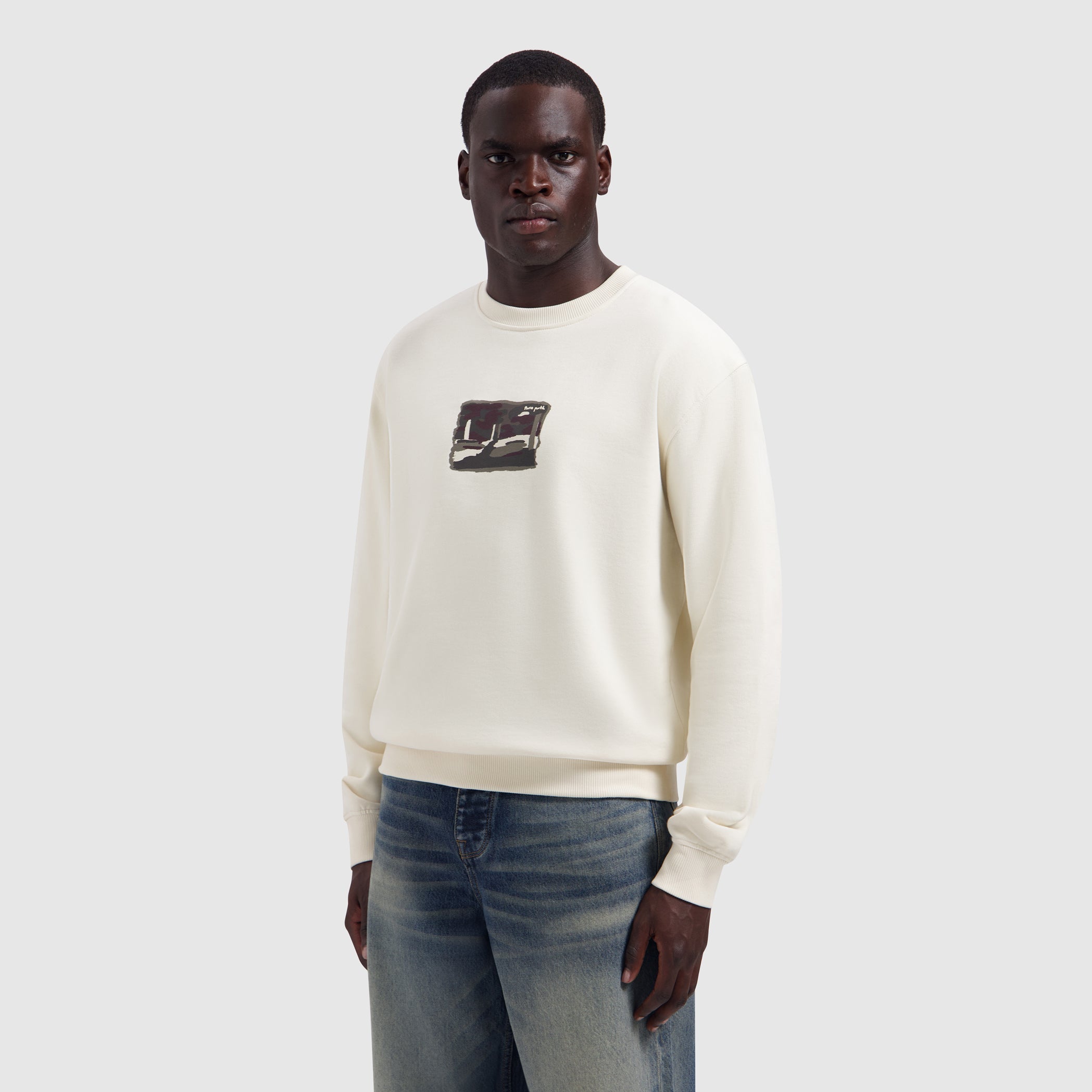 Pure Path Woods Edge Sweater- Ecru