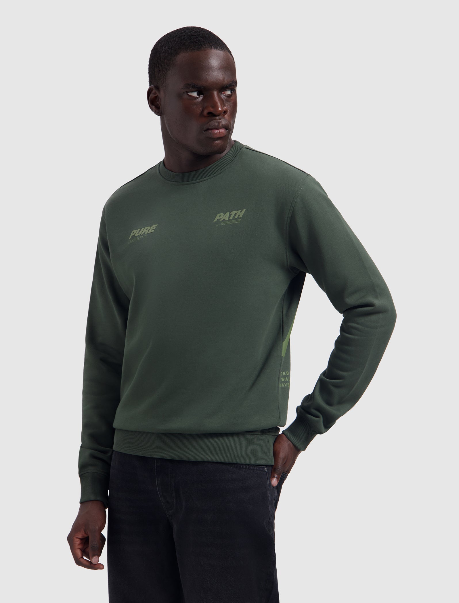 Pure Path Pure Sweater- Dark Army