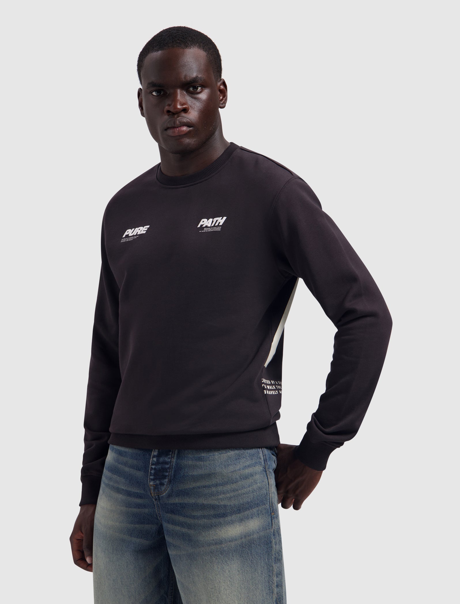 Pure Path Pure Sweater- Dark Brown
