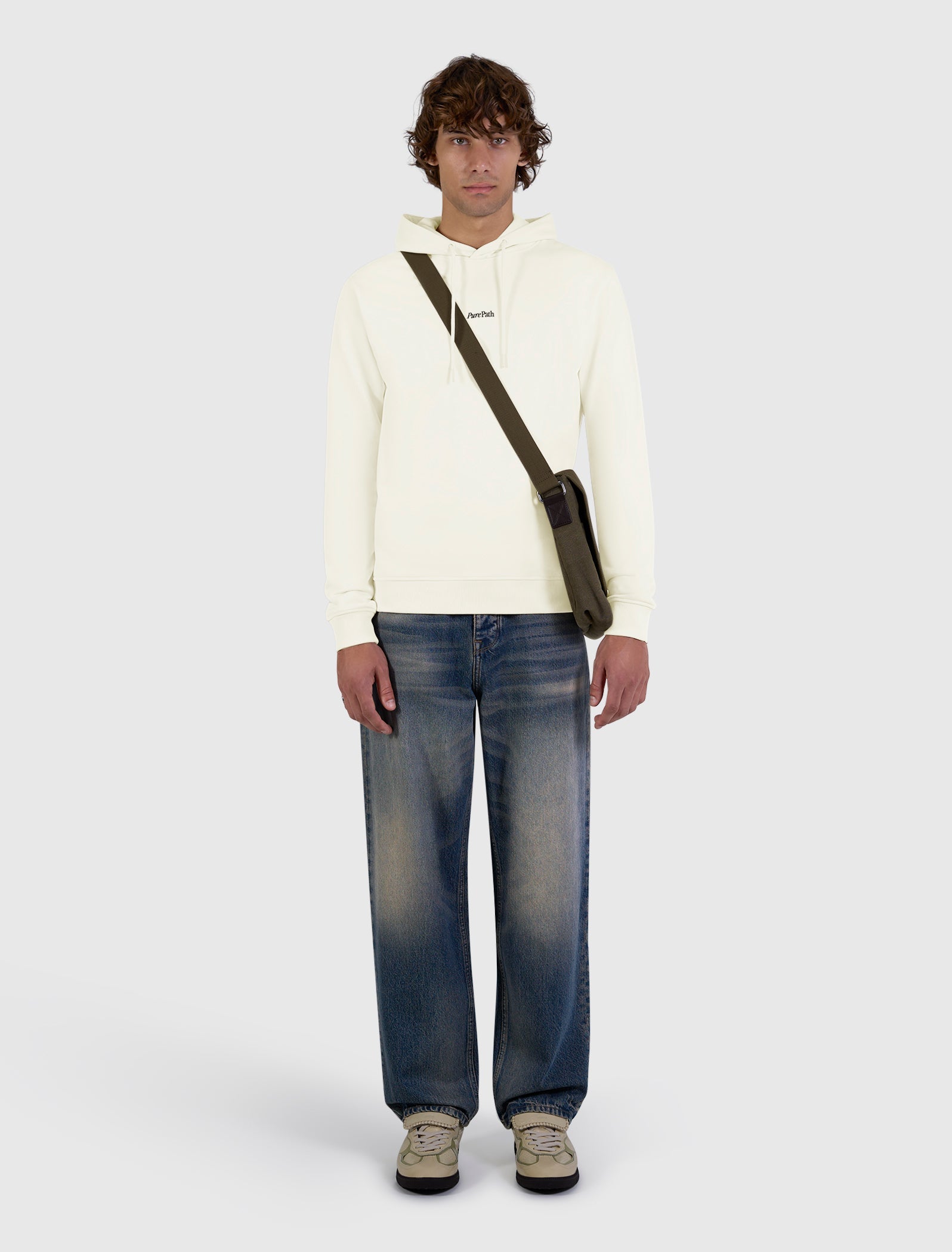 Pure Path Rooted by Friendship Hoodie- Dark Brown