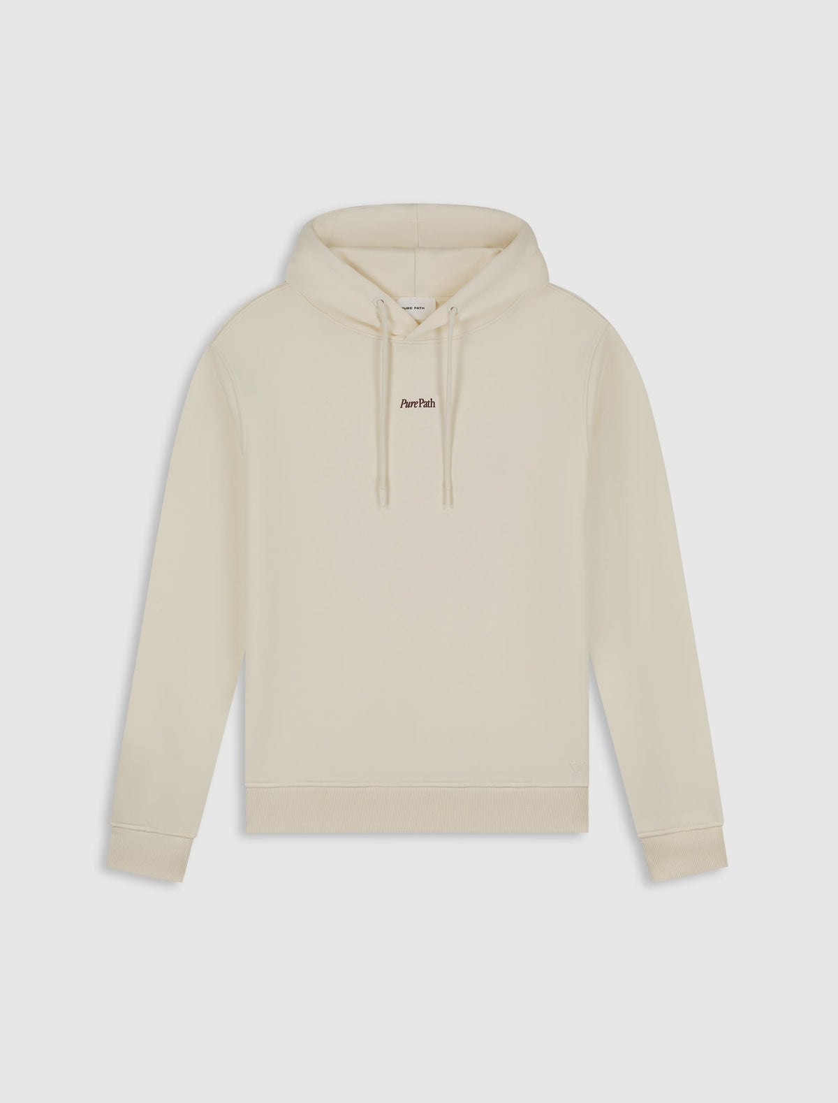 Pure Path Landscape View Hoodie- Ecru