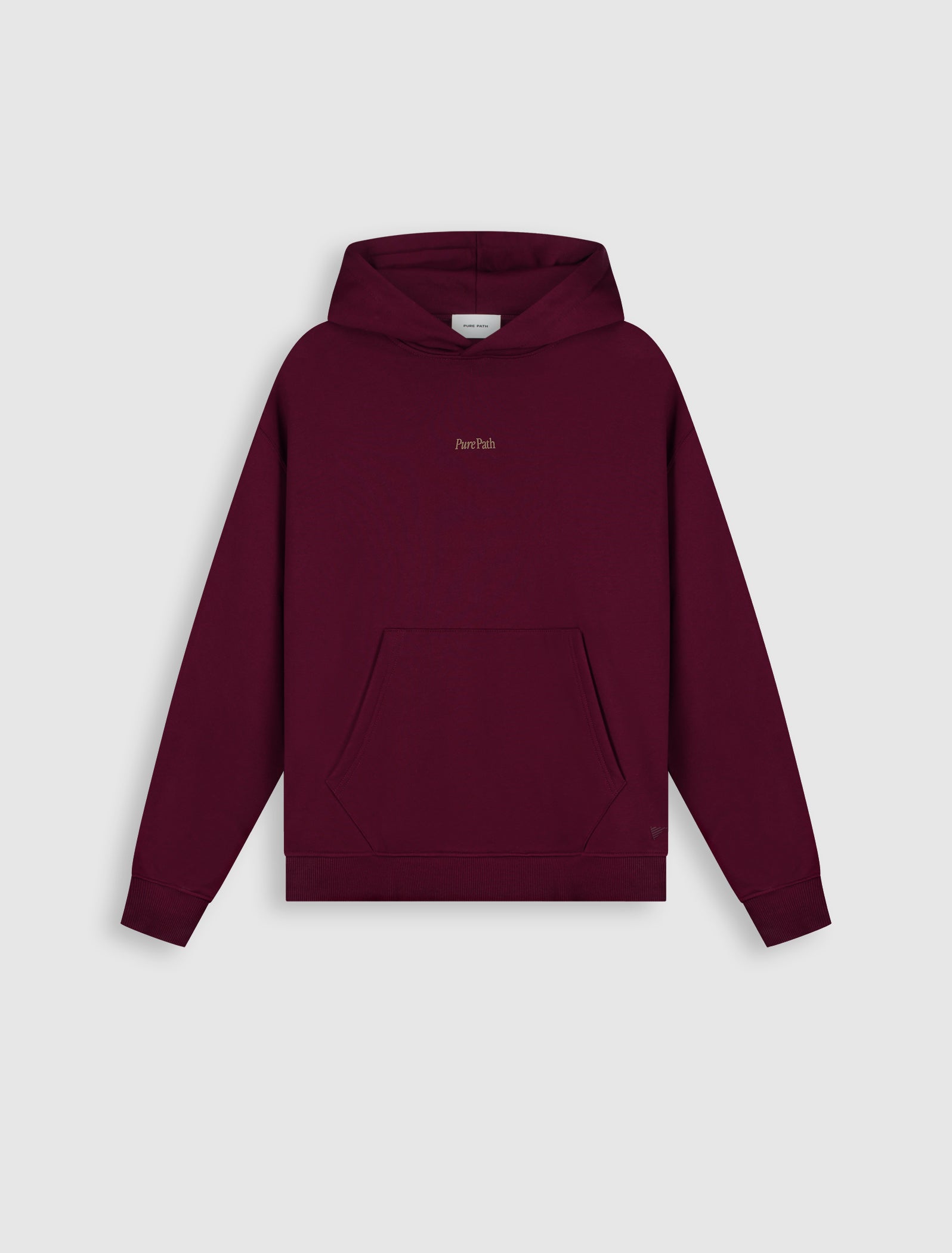 Pure Path Tree Trunk Hoodie- Wine Red