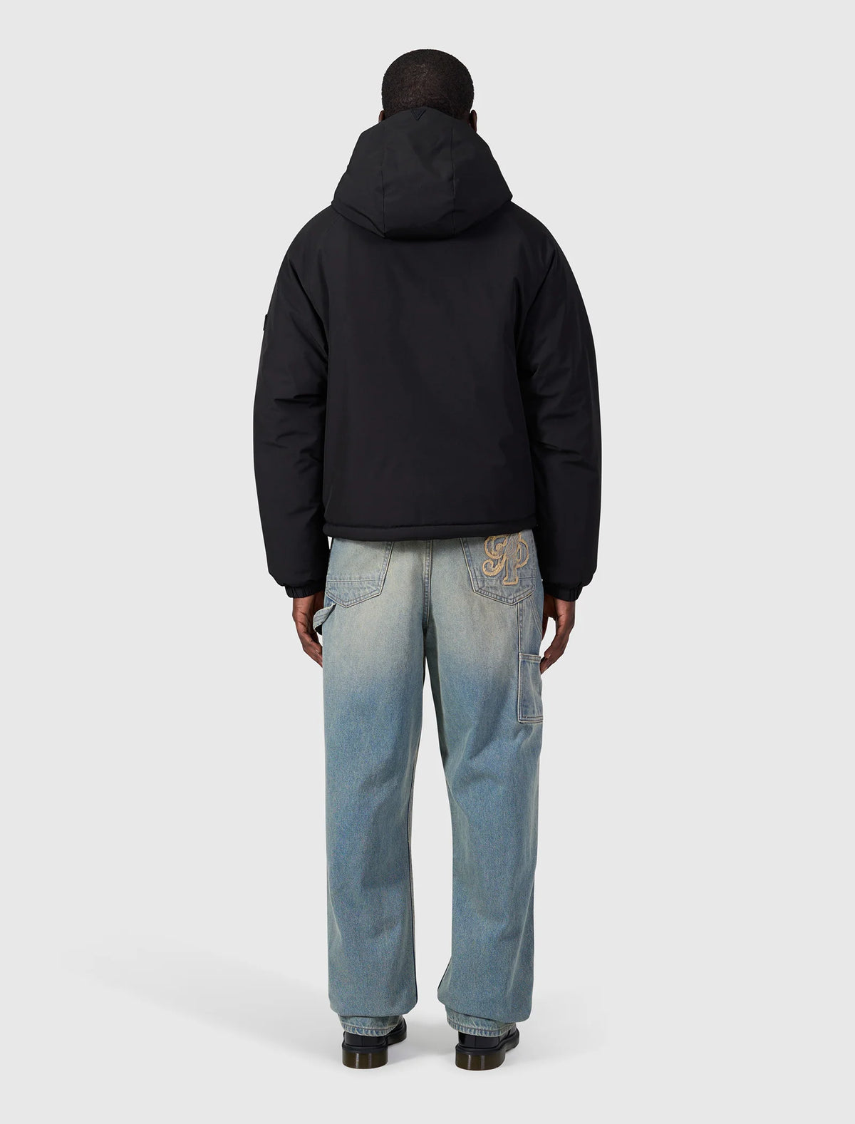 Pure Path Emblem Initials Jacket - Black