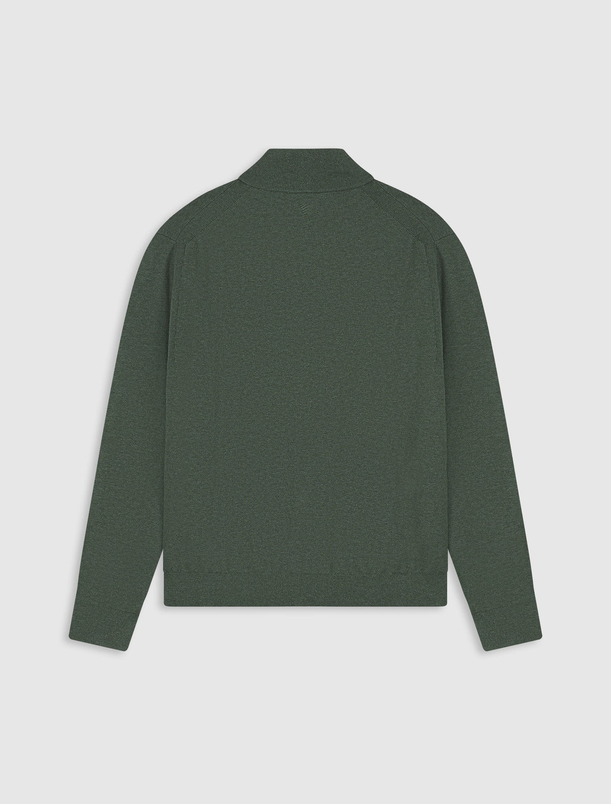 Pure Path Half-Zip Flat Knit Polo - Dark Green