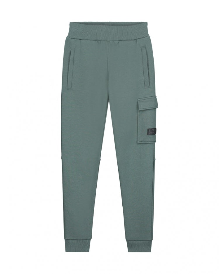 Malelions Junior Cargo Sweatpants- Teal