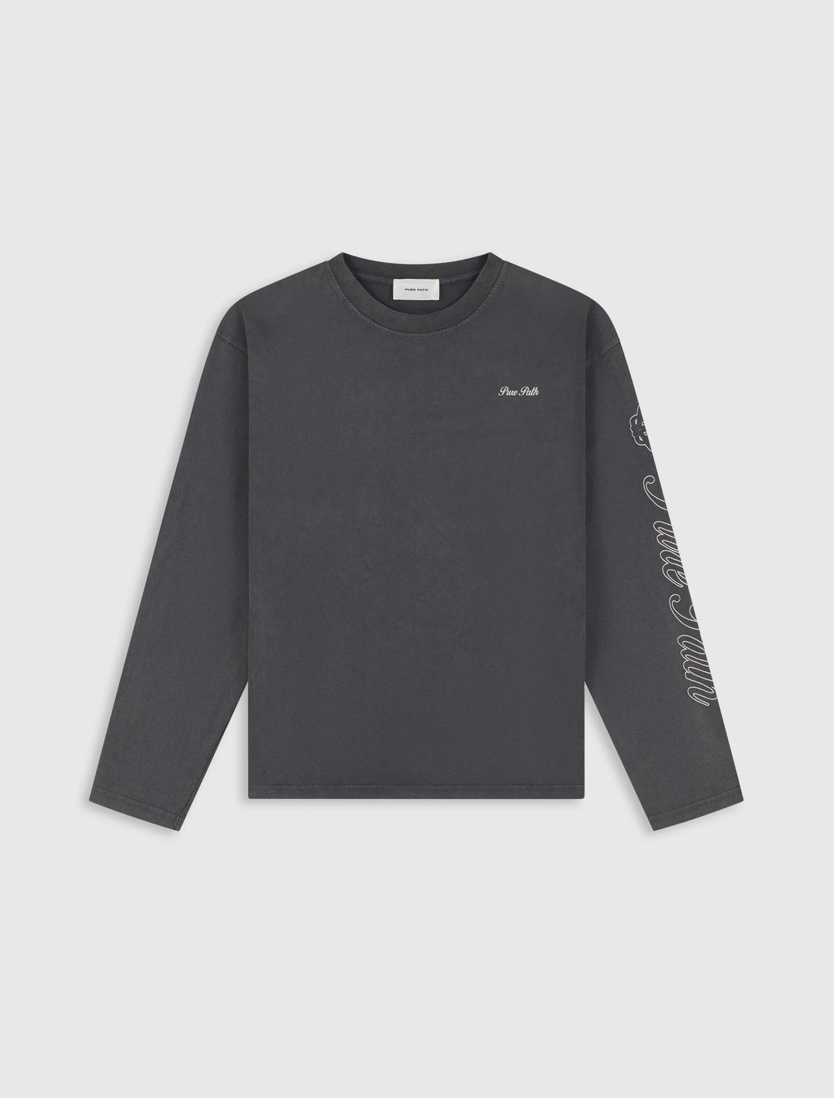 Pure Path Washed Essence of Live Longsleeve - Dark Grey