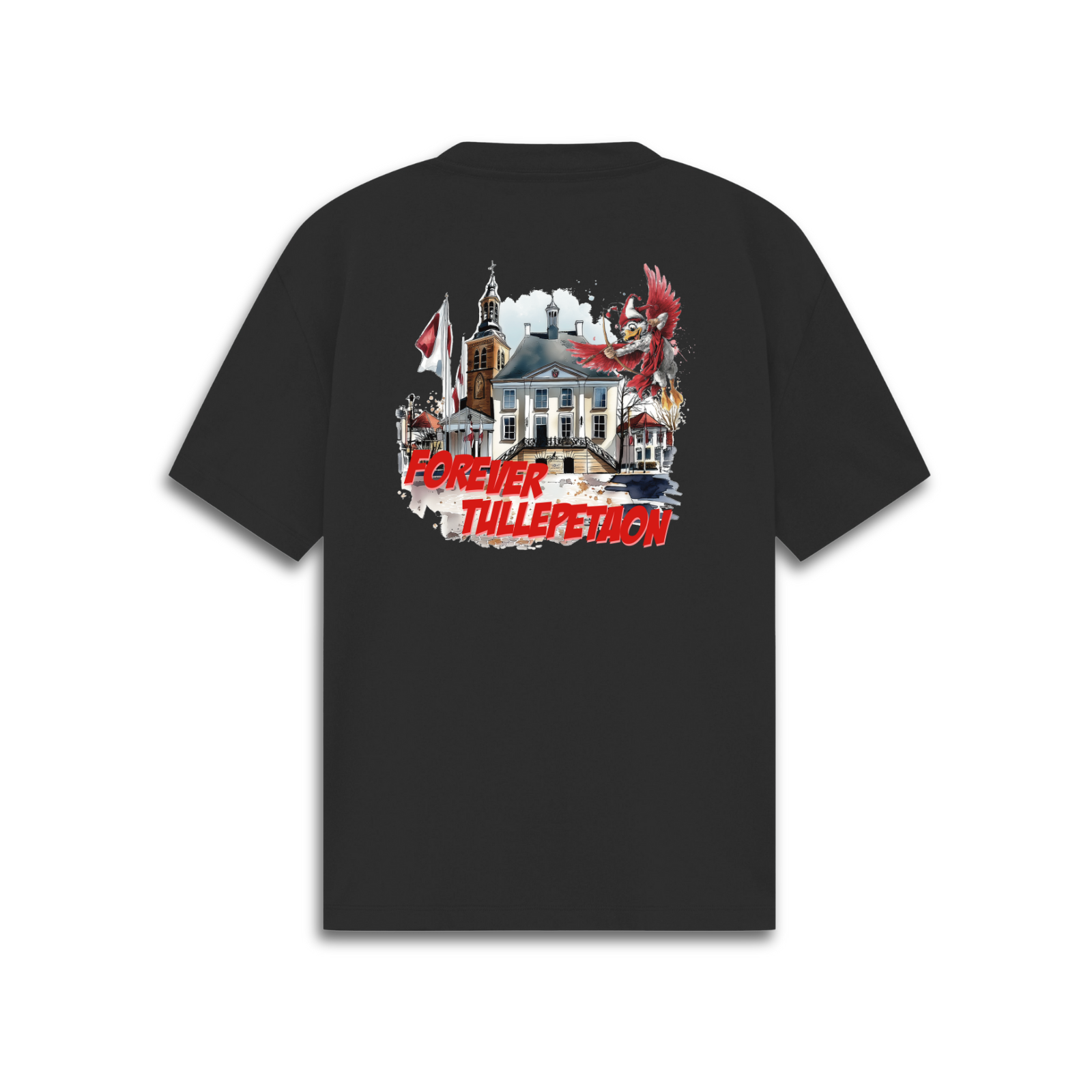 Fade Or Forever Forever Tullepetaon T-Shirt- Black