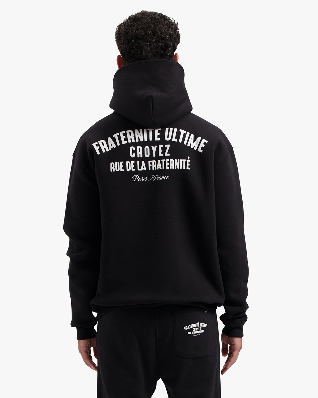 Croyez Fraternite Ultime Hoodie- Black