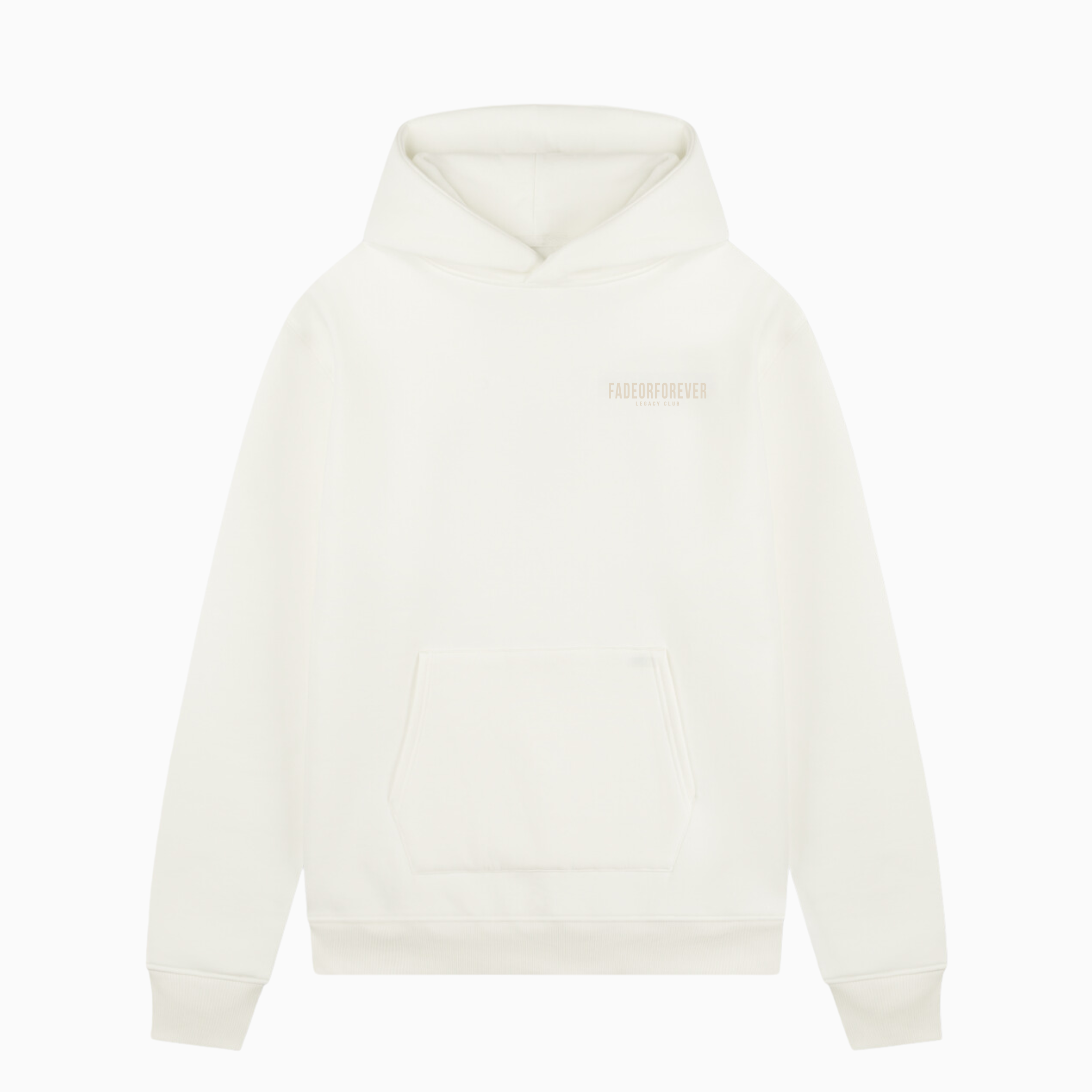 Fade Or Forever Legacy Hoodie- White/Beige