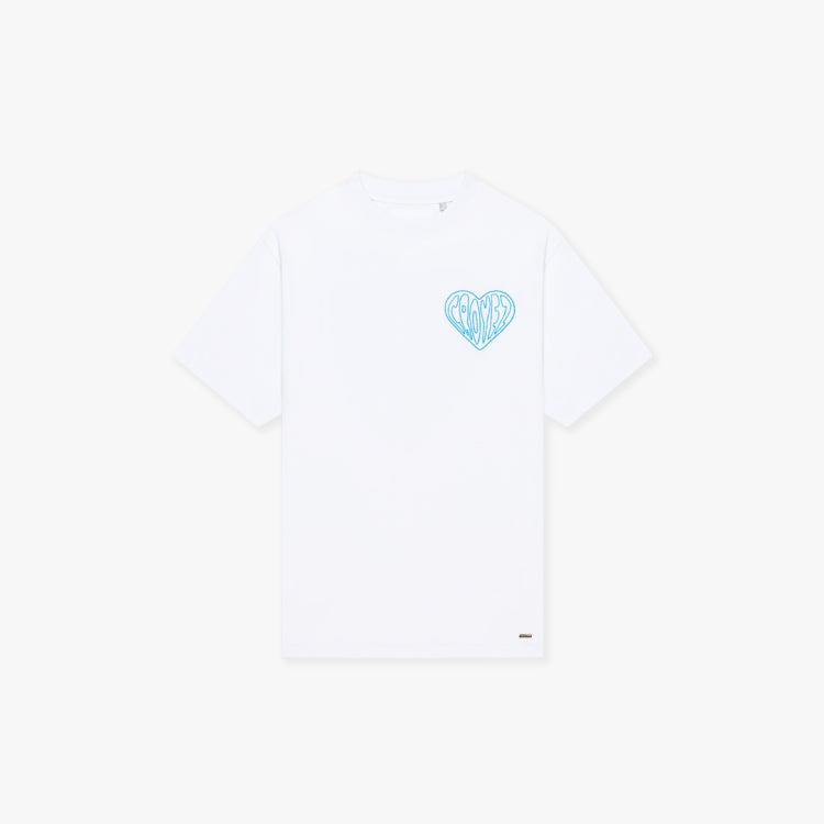 Croyez Stitched Heart T-Shirt- White