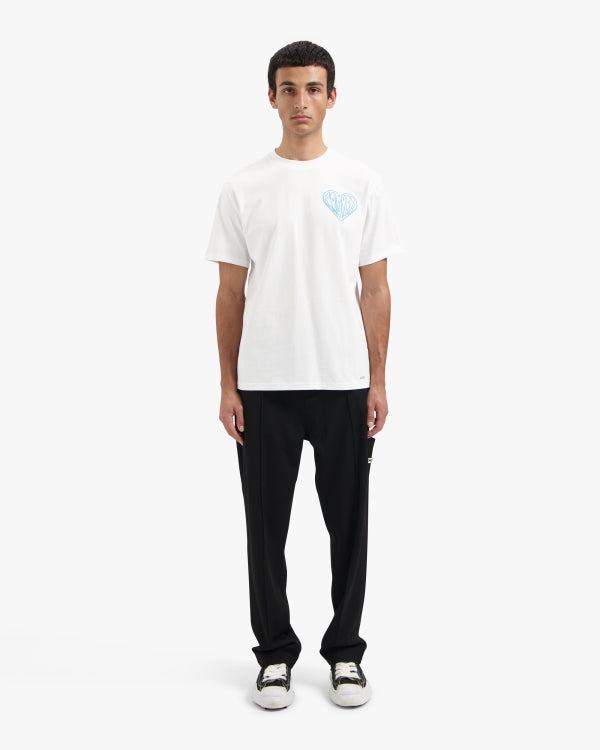Croyez Stitched Heart T-Shirt- White