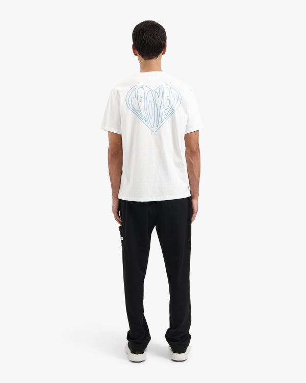 Croyez Stitched Heart T-Shirt- White