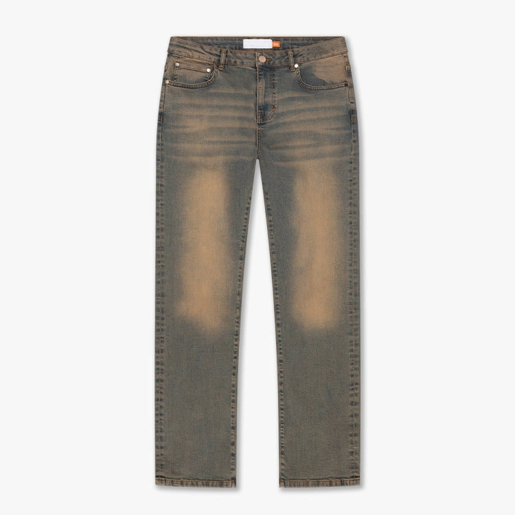 Croyez Sand Washed Straight Leg Denim