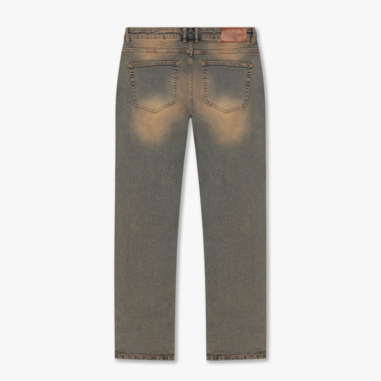 Croyez Sand Washed Straight Leg Denim