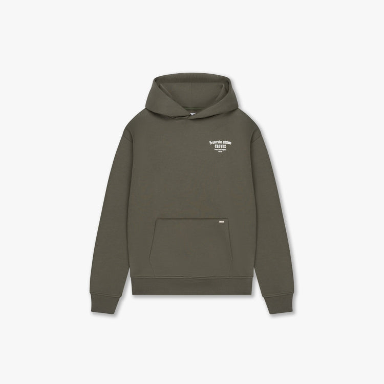 Croyez Fraternite Hoodie- Dusty Olive